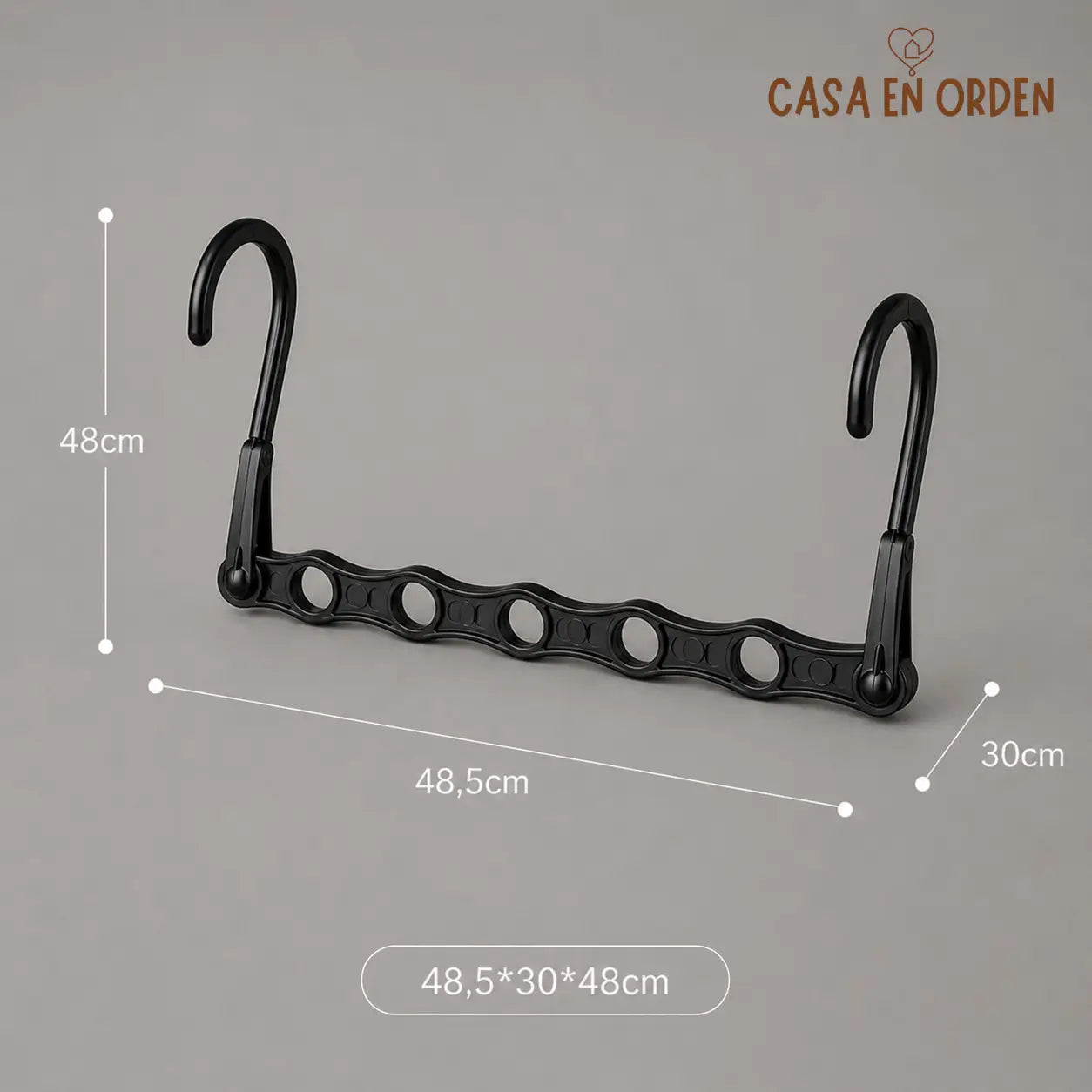 Perchas ahorradoras de espacio 5 en 1