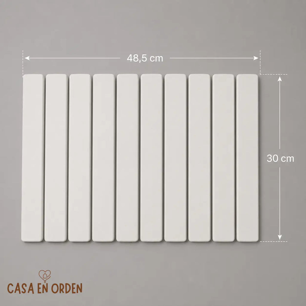 Tapete plegable ecológico para secar platos, esponjas, utensillos.