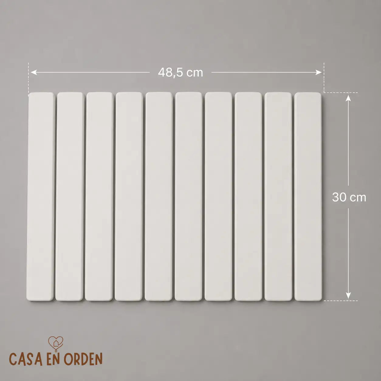 Tapete plegable ecológico para secar platos, esponjas, utensillos.