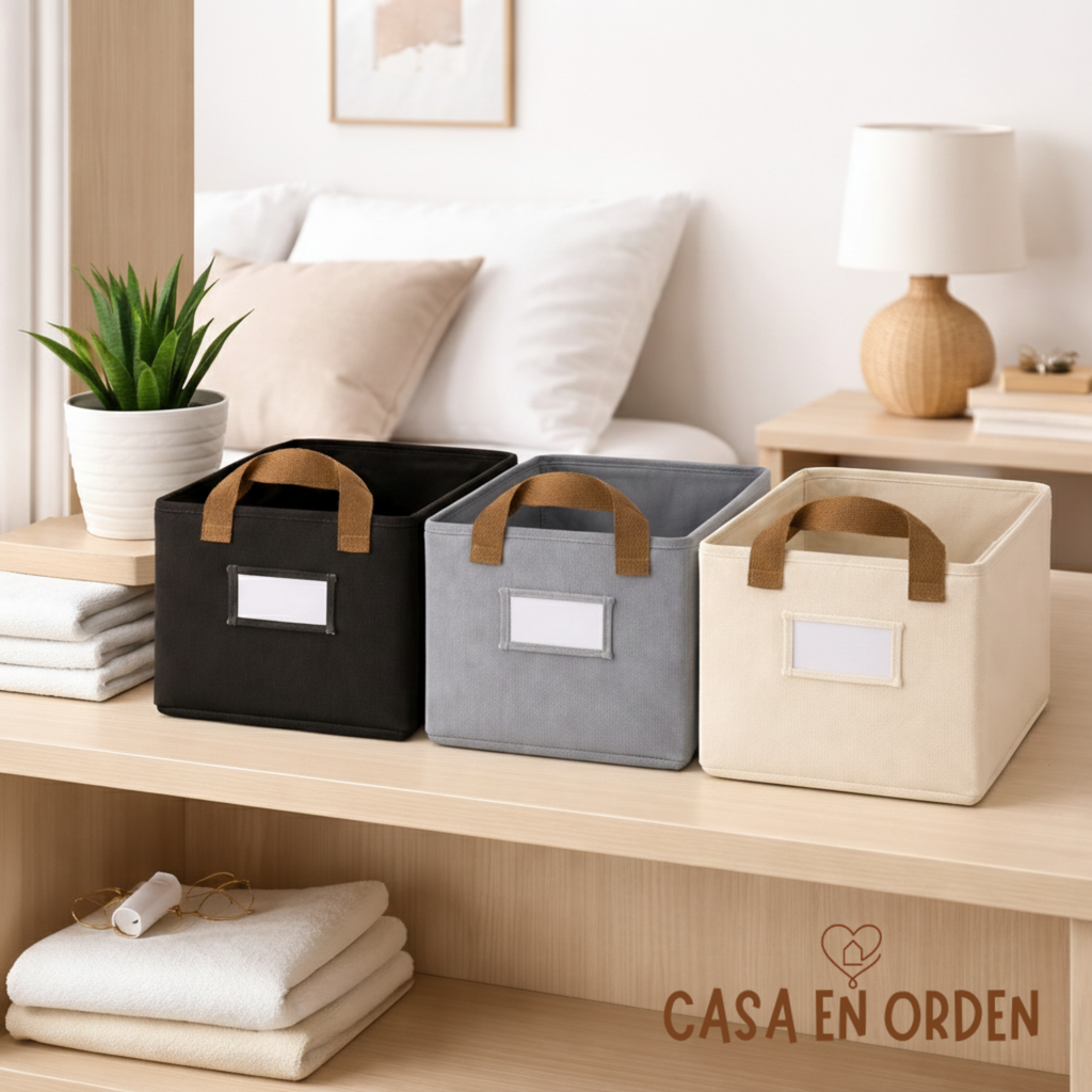NUEVO Organizadores de Ropa Plegables CON CARTEL (Comprá 1 y lleváte 3)