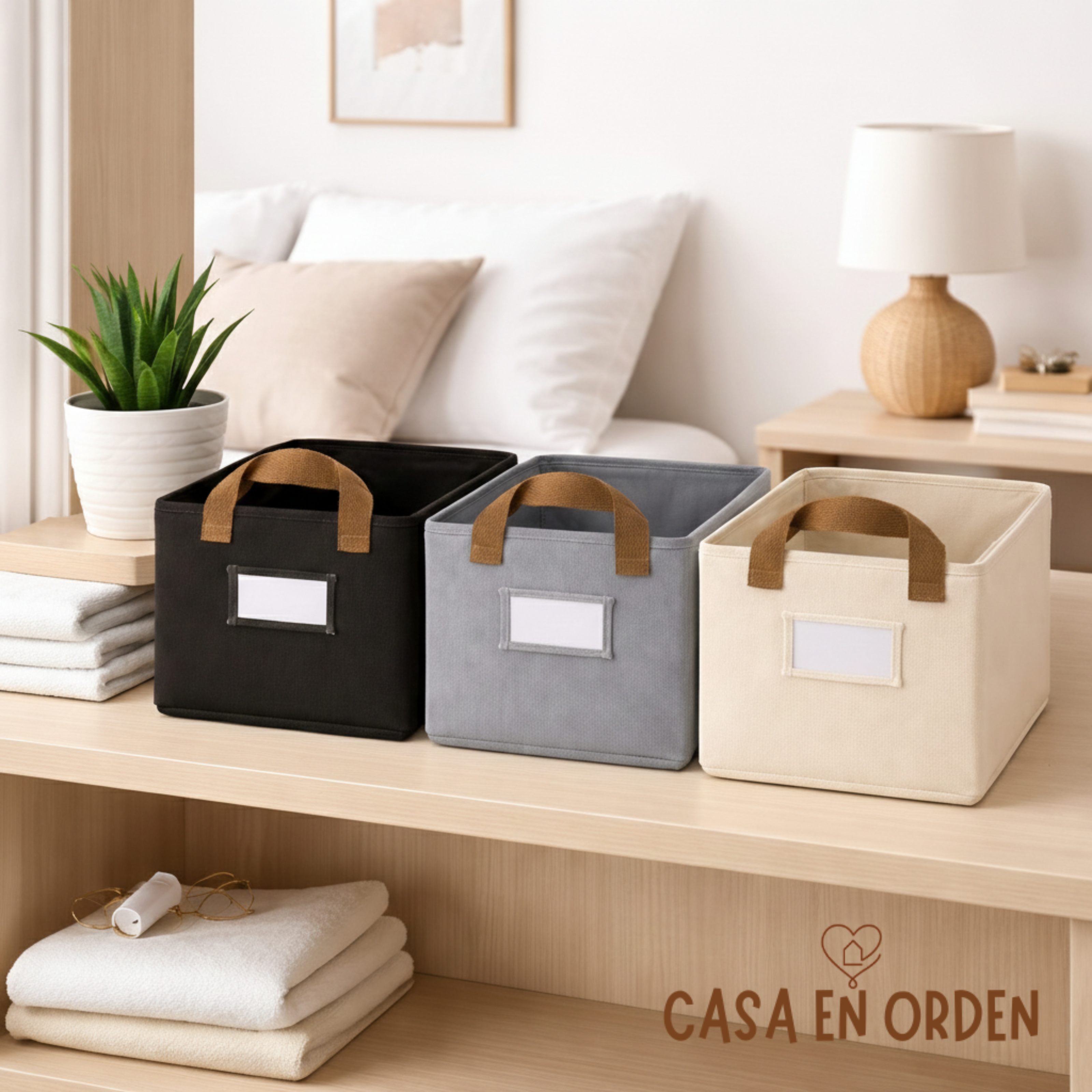 NUEVO Organizadores de Ropa Plegables CON CARTEL (Comprá 1 y lleváte 3)
