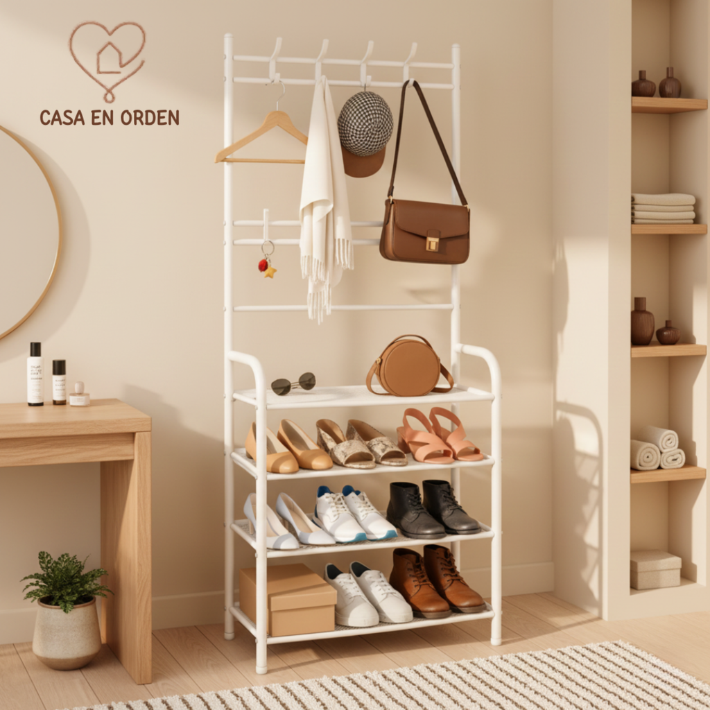Organizador de Zapatos Perchero Metálico