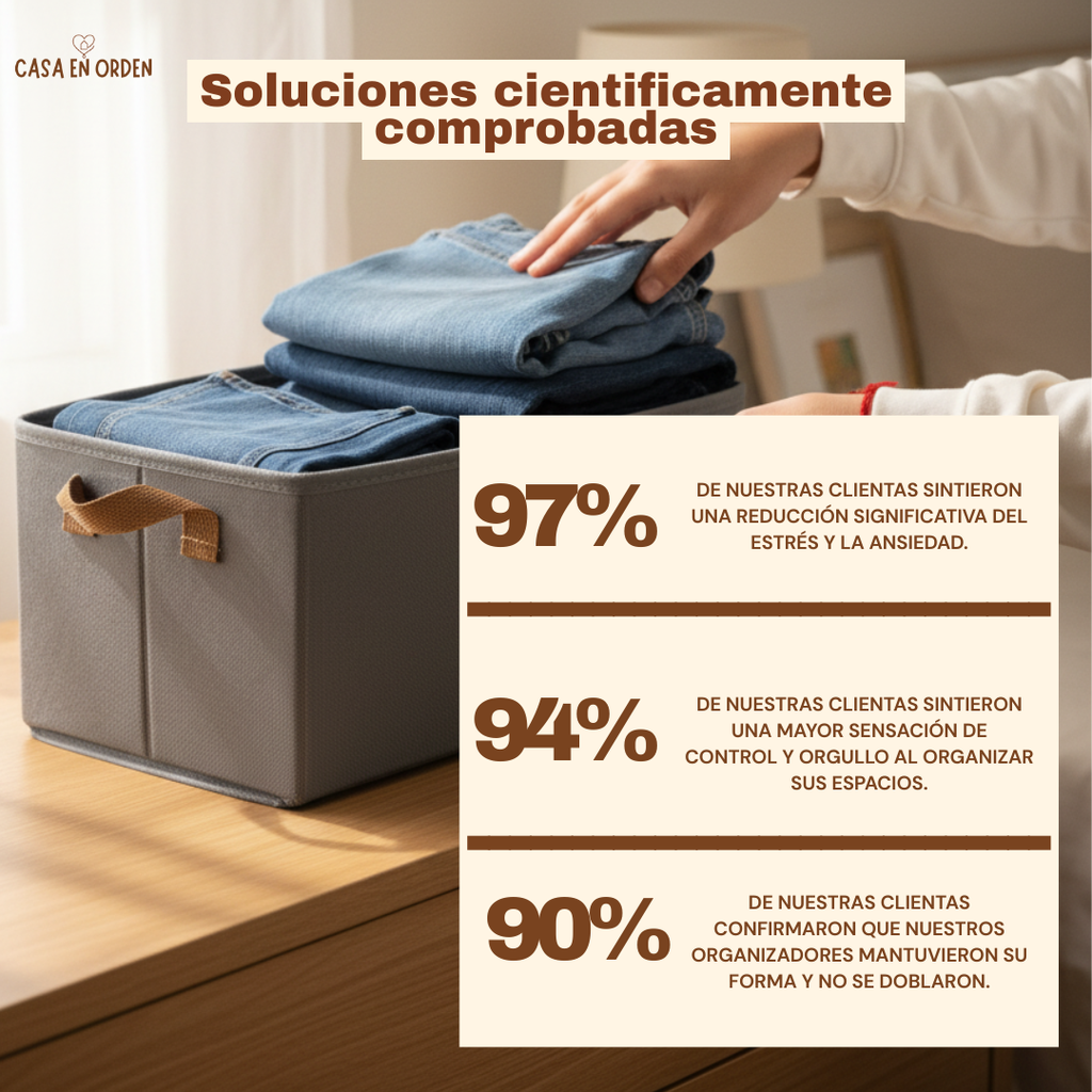 Organizadores de Ropa Plegables (Comprá 1 y lleváte 3)