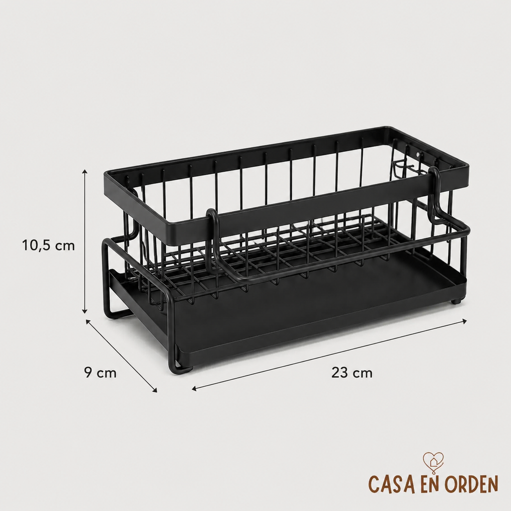 Organizador de limpieza cocina con drenaje