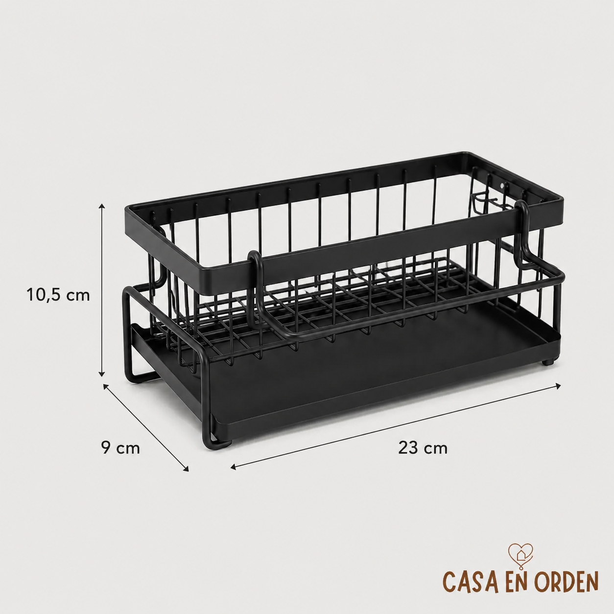 Organizador de limpieza cocina con drenaje