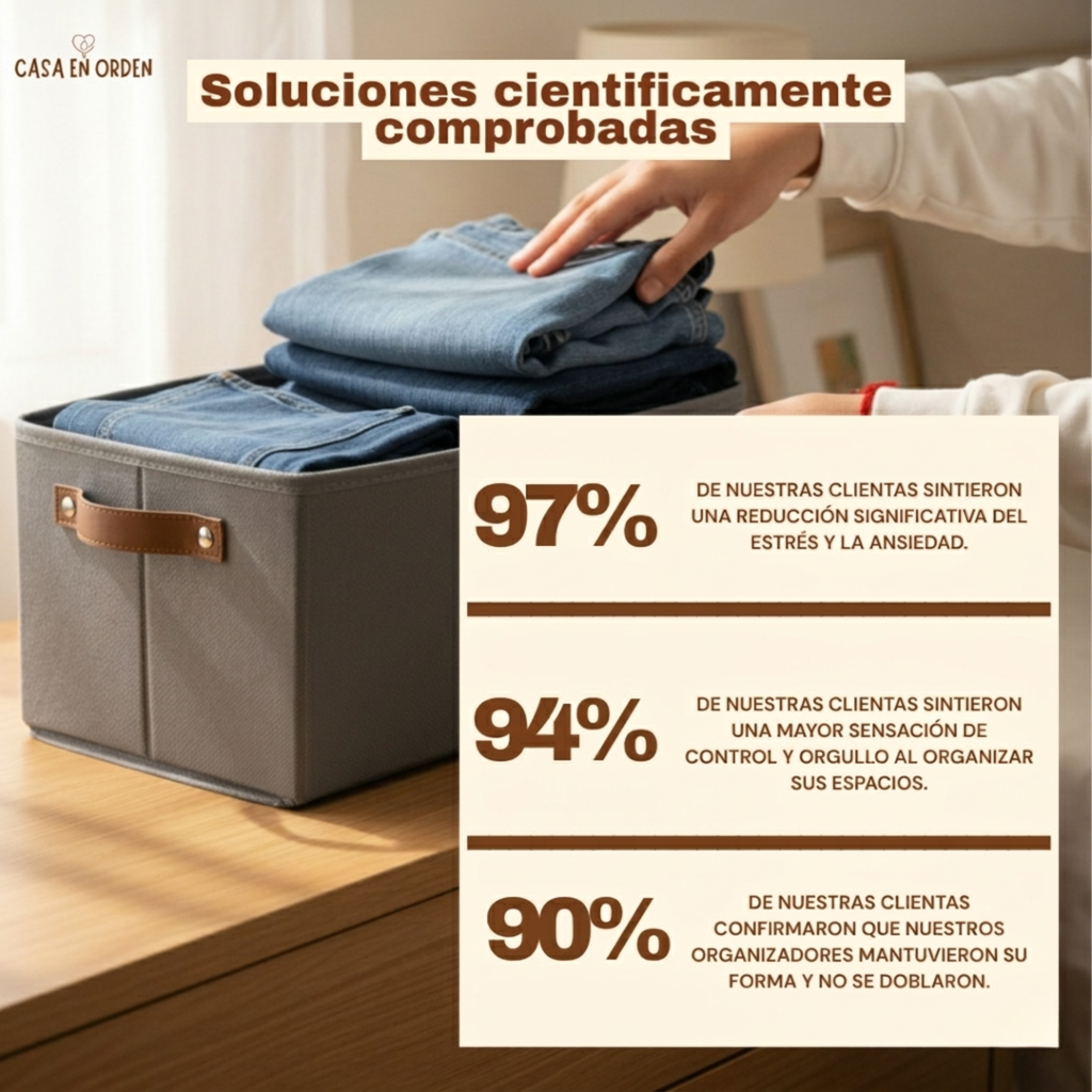 Organizadores de Ropa Plegable - Línea Premium (Compra 1 y Llévate 3)