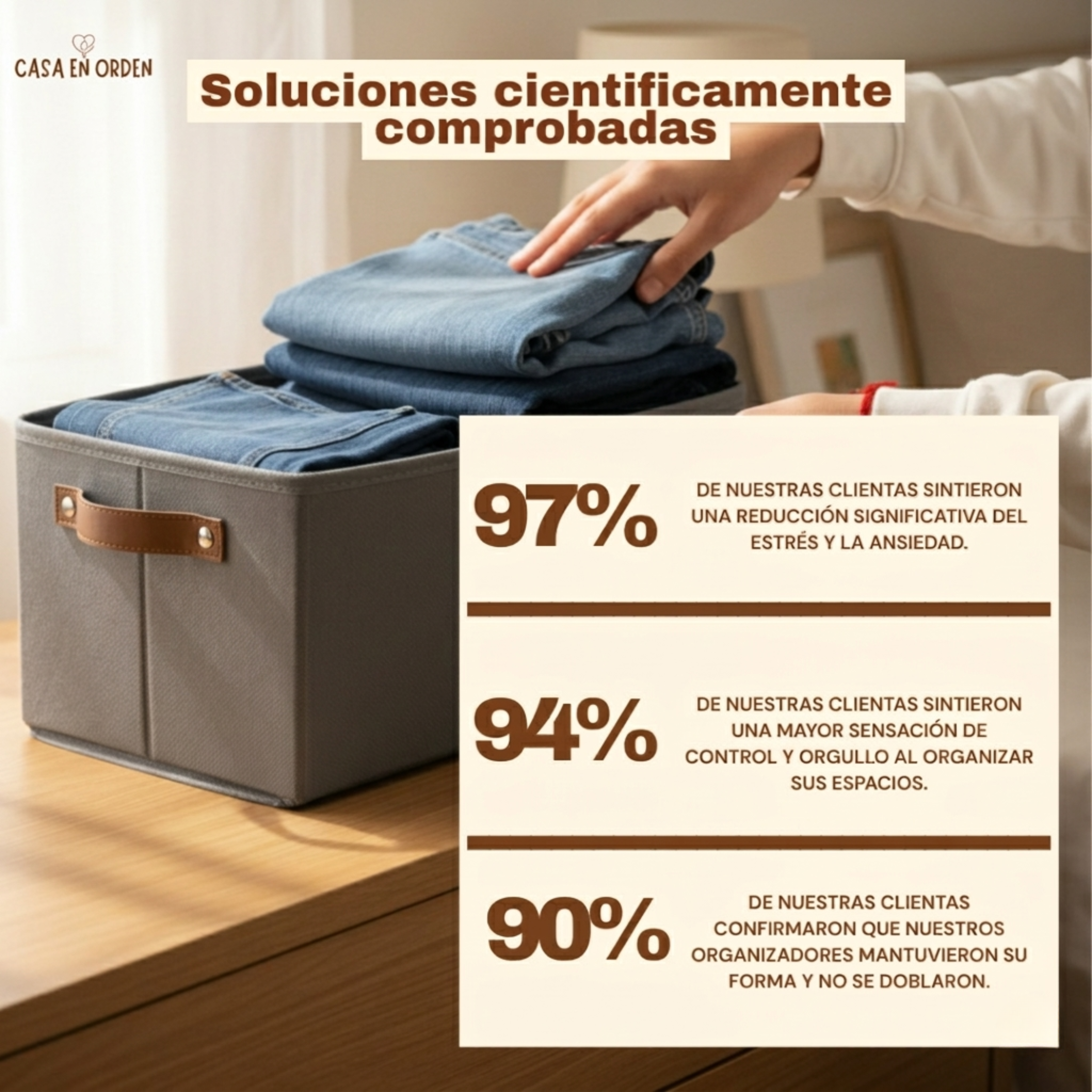 Organizadores de Ropa Plegable - Línea Premium (Compra 1 y Llévate 3)