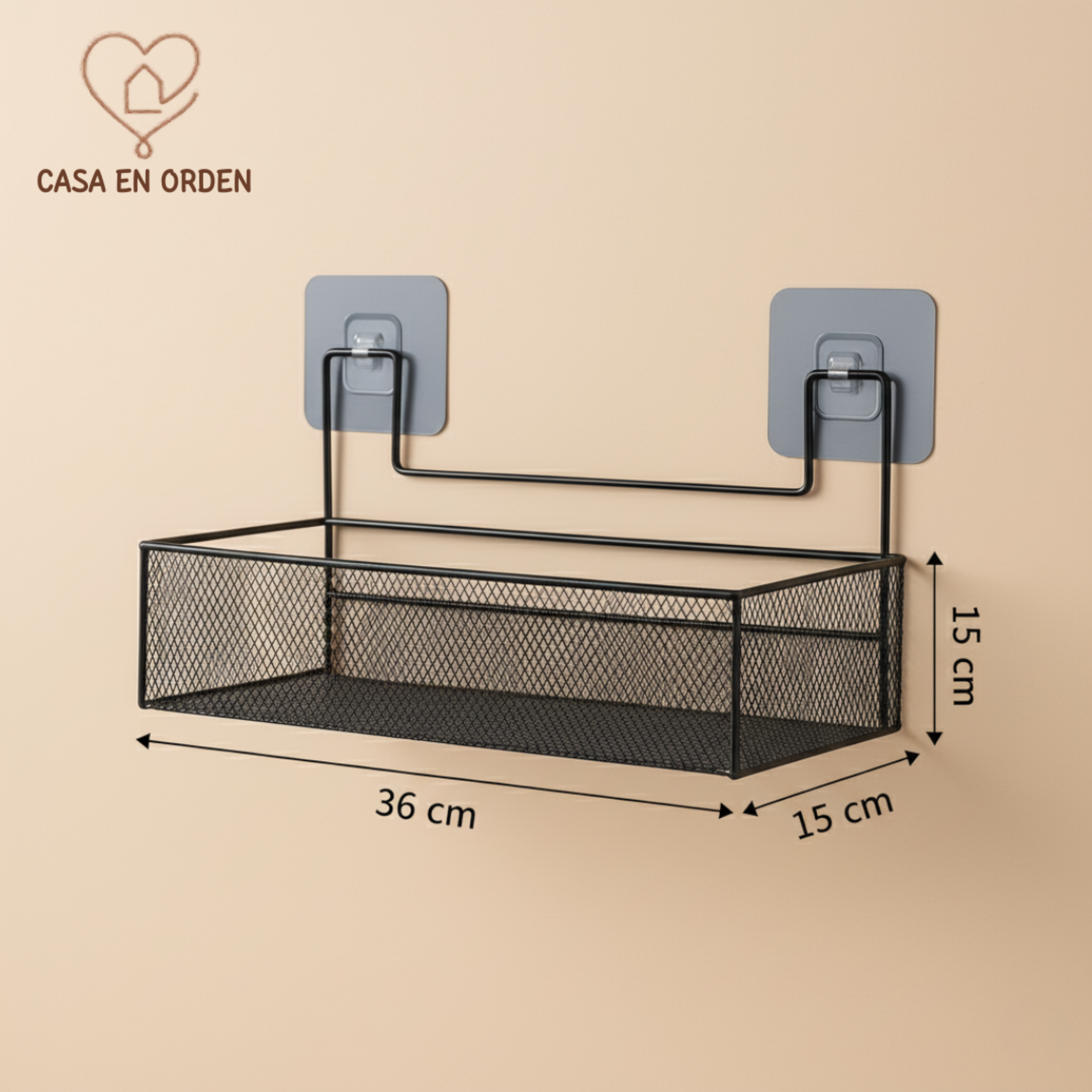 Estante autoadhesivo de cocina