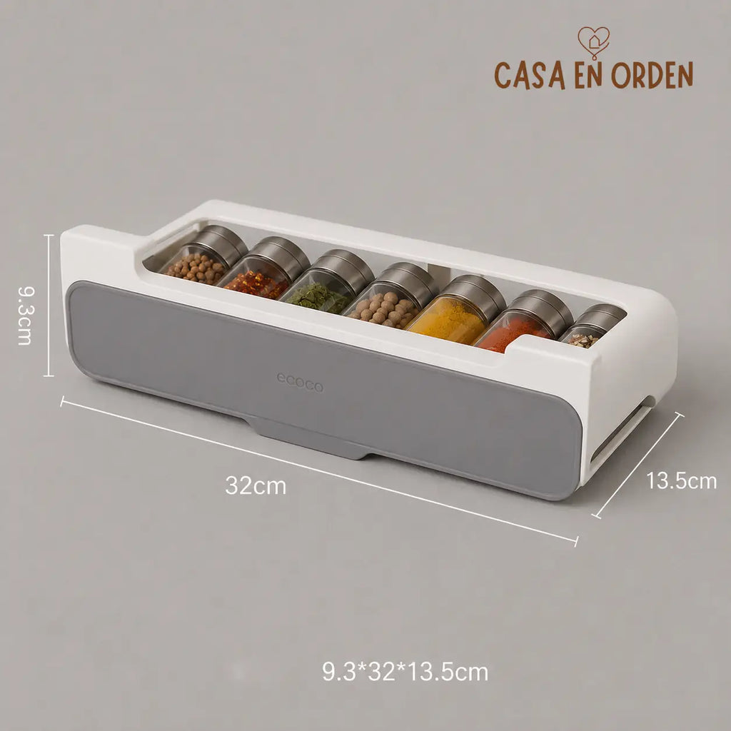 Estante plegable y colgable especiero