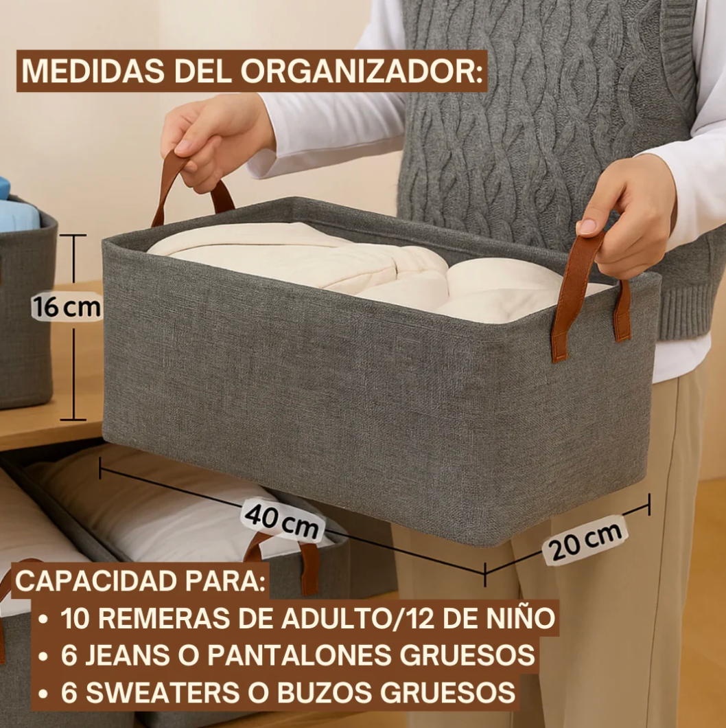 Organizadores de Ropa Plegables (Compra 1 y llévate 3)