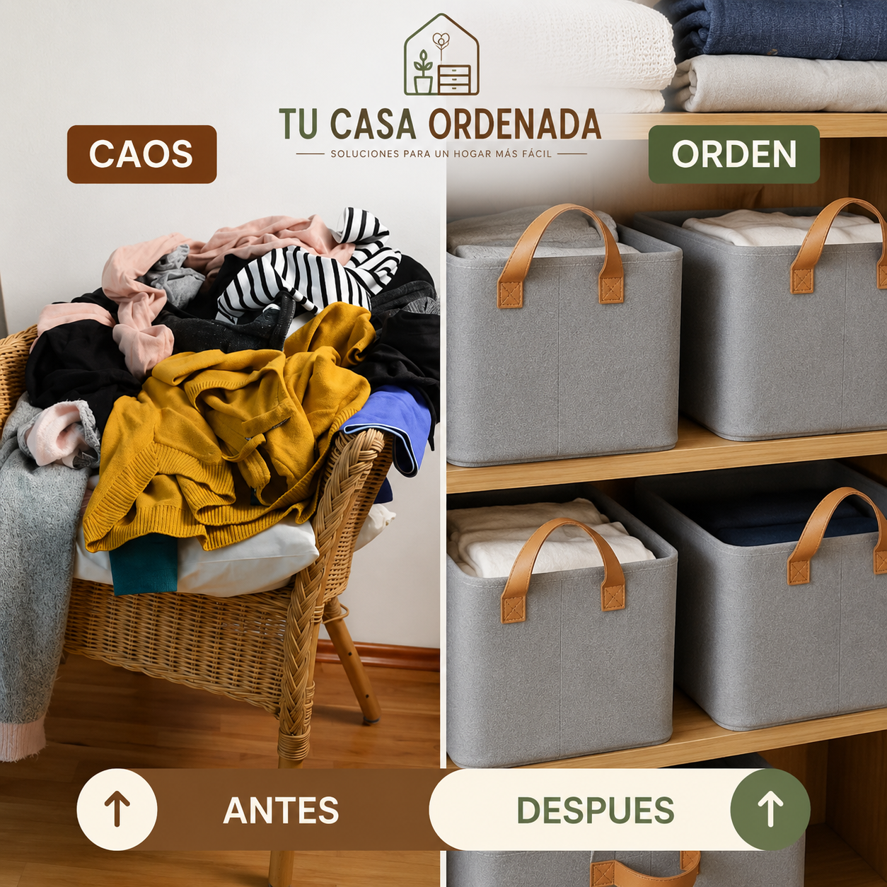 Organizadores de Ropa Plegables (Compra 1 y llévate 3)