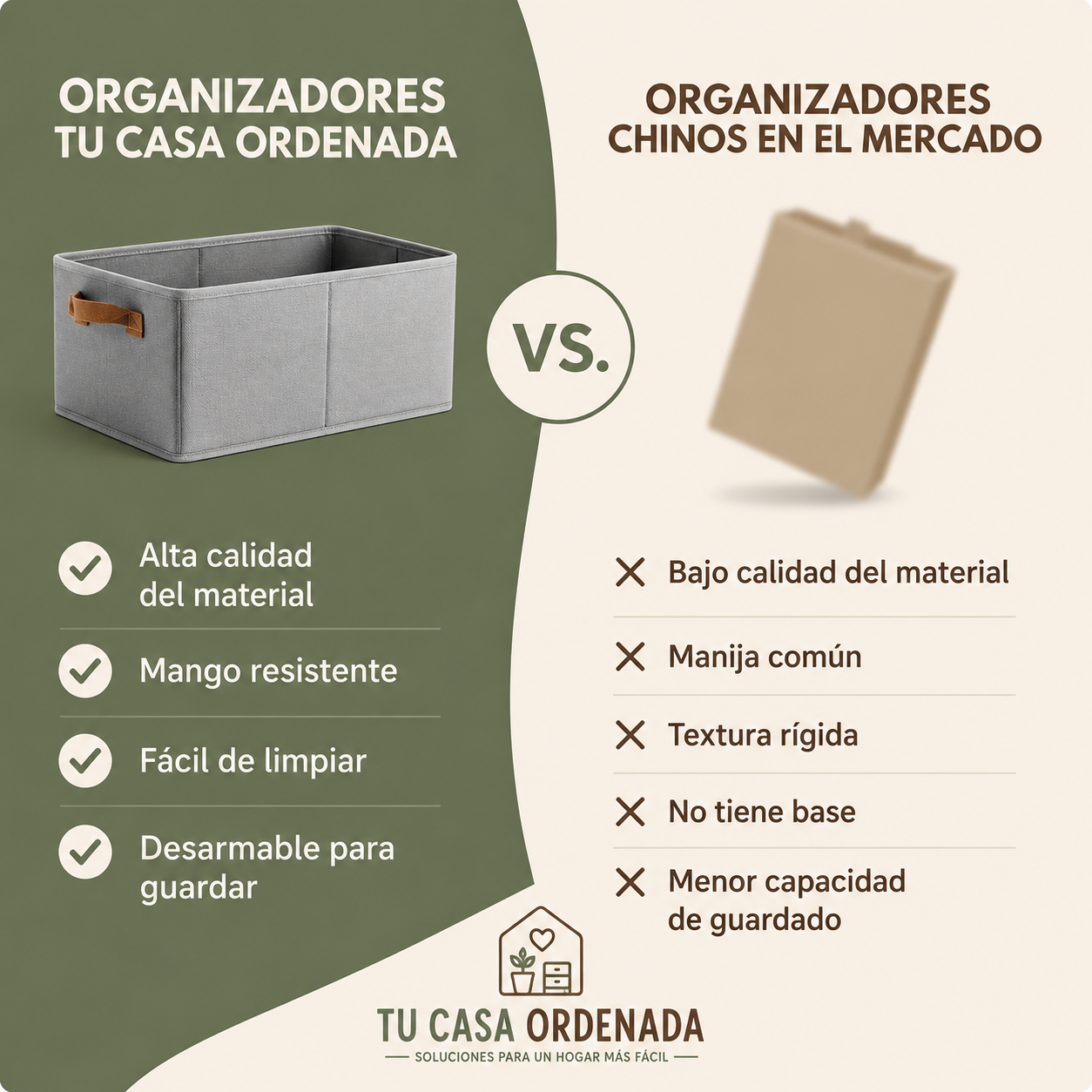 Organizadores de Ropa Plegables (Compra 1 y llévate 3)