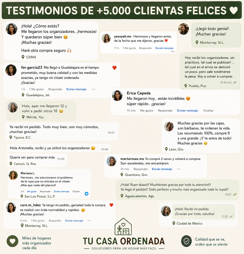 Organizadores de Ropa Plegables (Compra 1 y llévate 3)