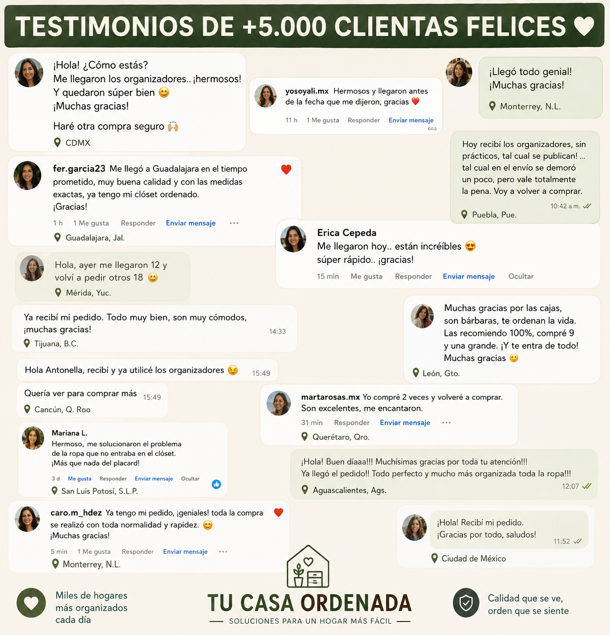 Organizadores de Ropa Plegables (Compra 1 y llévate 3)