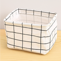 Organizador Canasto Plegable de Tela Blanco