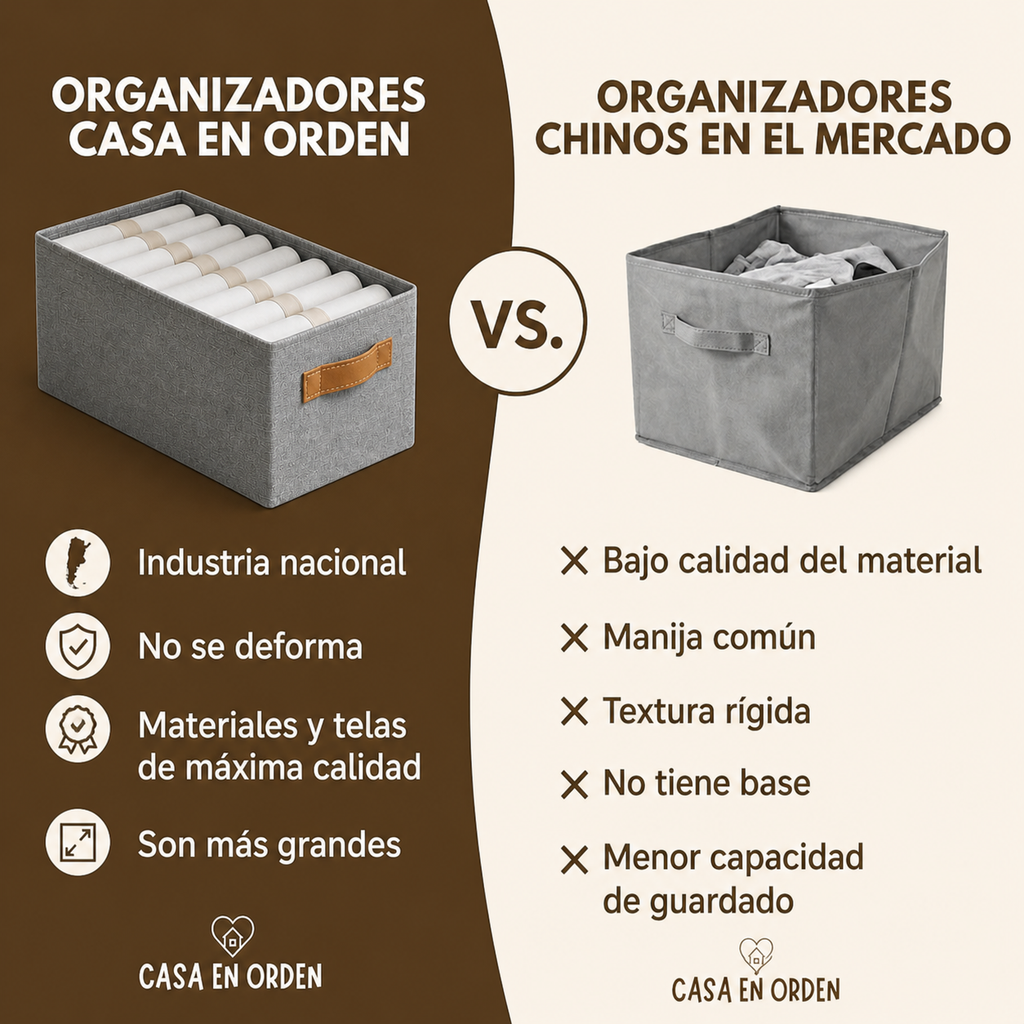 Organizadores de Ropa Plegable - Línea Premium (Compra 1 y Llévate 3)