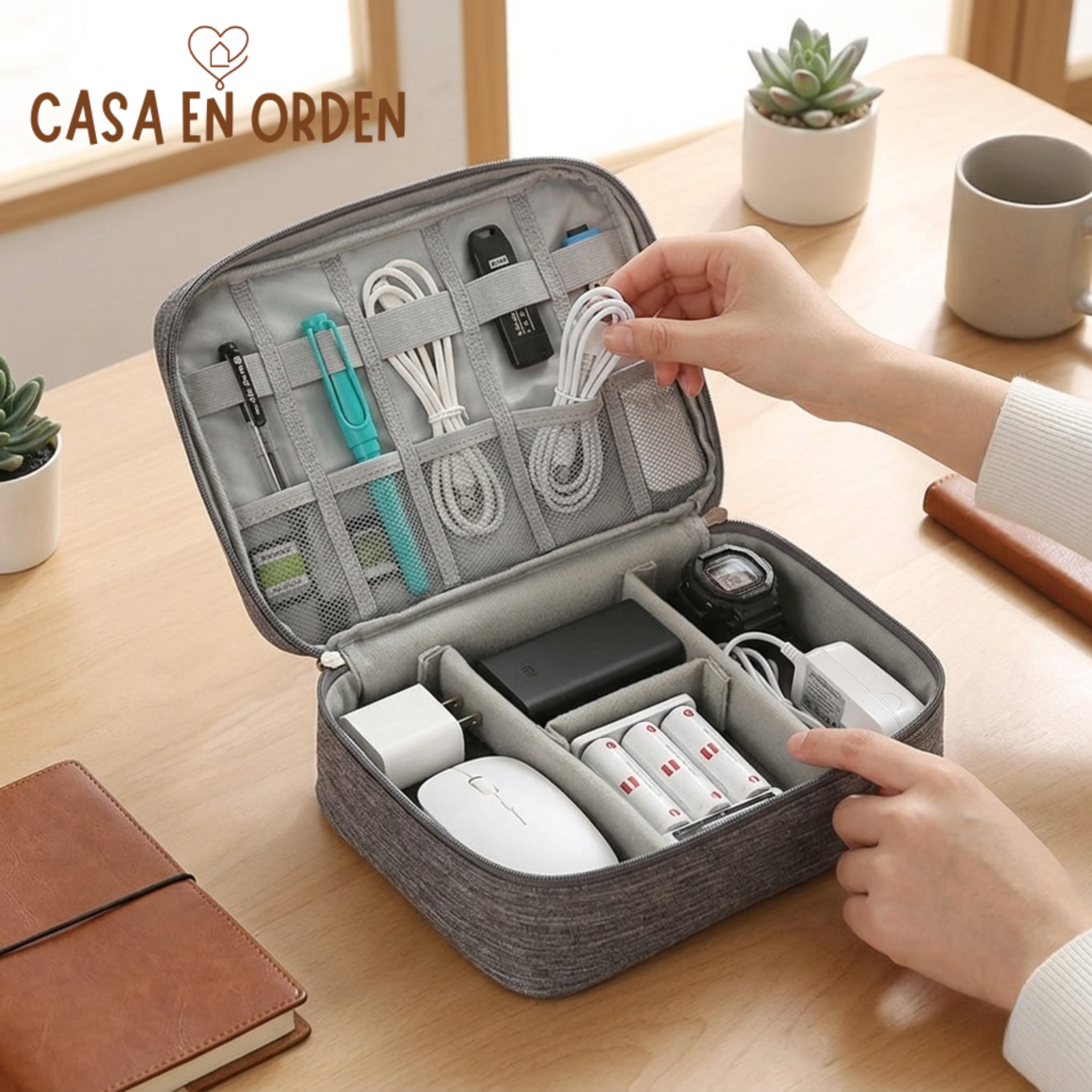Bolso organizador de cables: todo en un solo lugar, sin enredos
