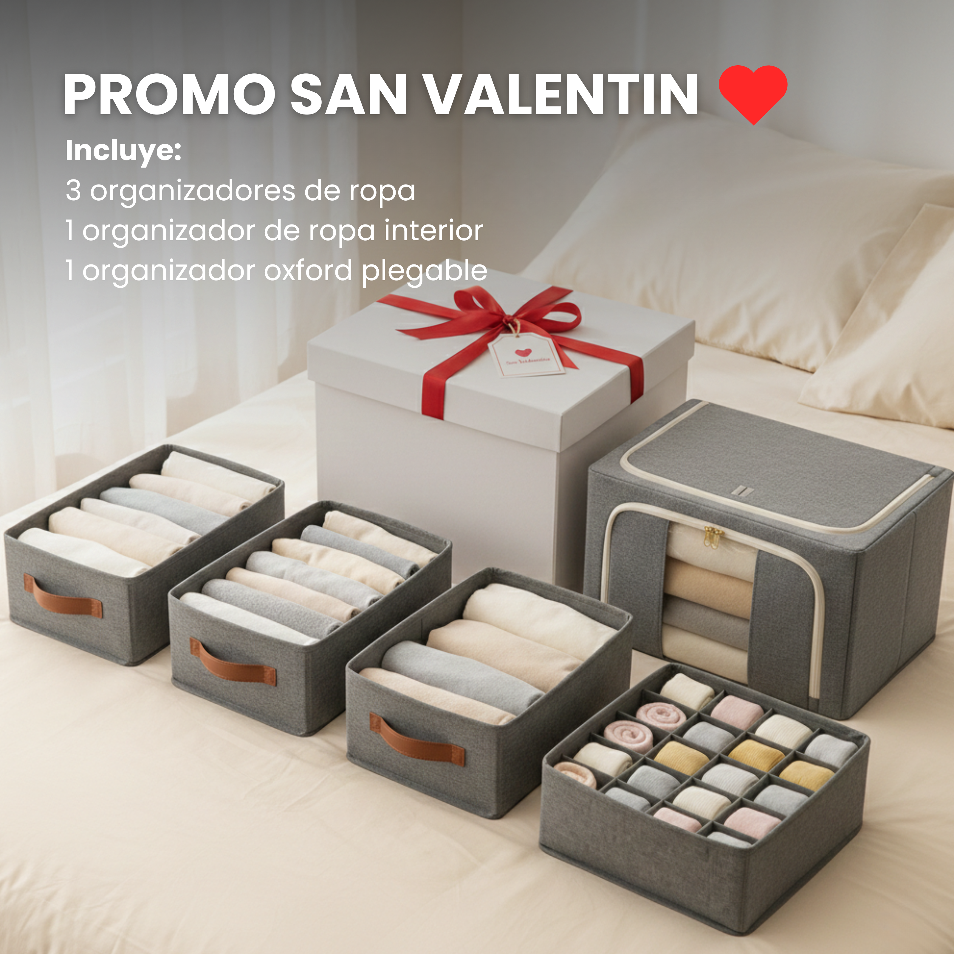 Kit Organizador San Valentín — Tu ropa en orden