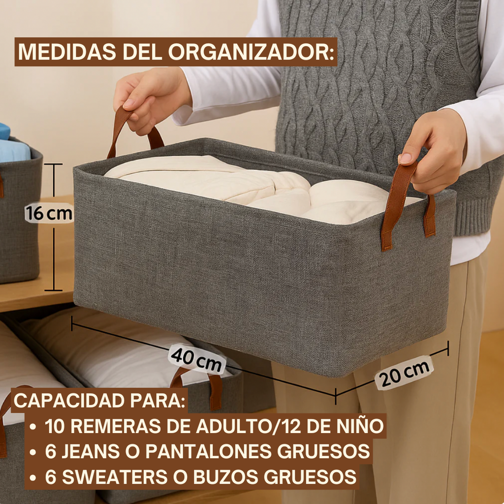 Organizadores de Ropa Plegables (Comprá 1 y lleváte 3)