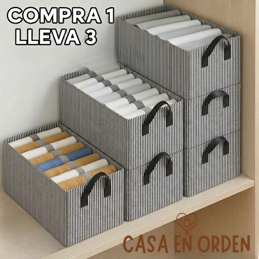 Organizadores de Ropa Plegables (Comprá 1 y lleváte 3)