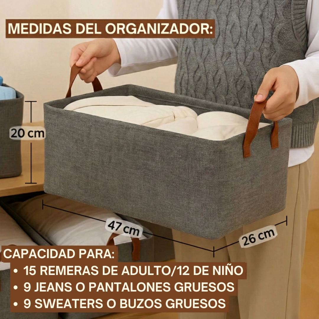NUEVAS MEDIDAS Organizadores de Ropa Plegables (Comprá 1 y lleváte 3)