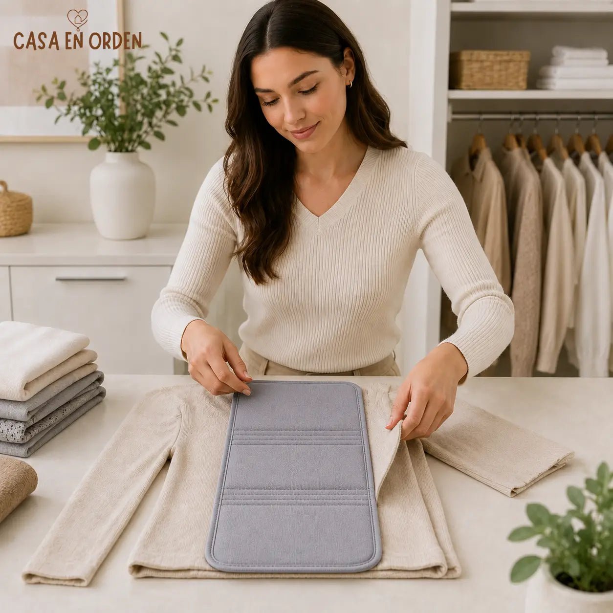 Tablas de Doblado y Guardado Indumentaria Casa En Orden x 10